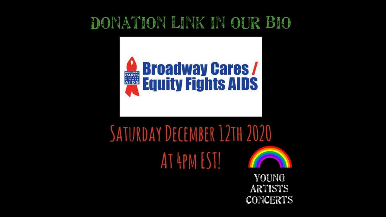 Young Artists Concert TODAY, Broadway Star Project’s Holiday Special TOMORROW, and more!