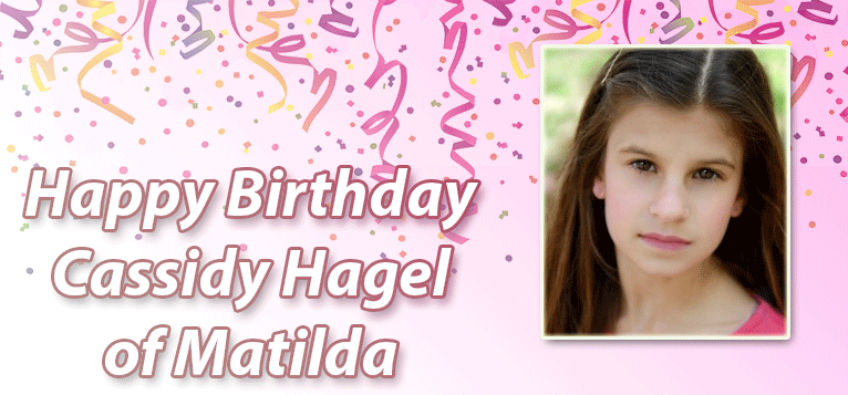 Happy Birthday Cassidy Hagel